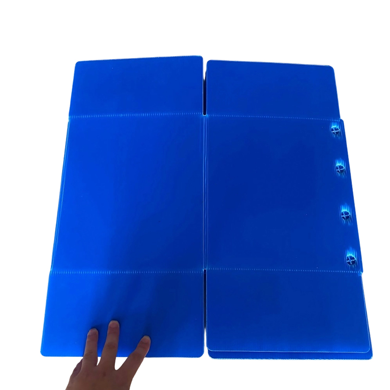 سطل ذخیره سازی پلاستیکی موجدار PP مربعی