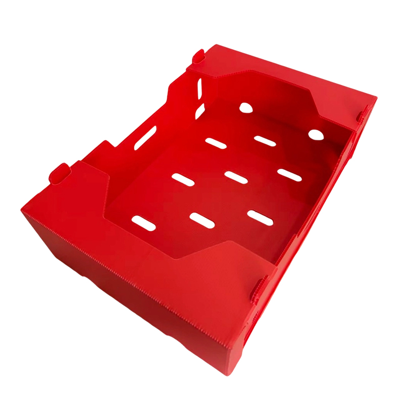 جعبه راه راه PP چاپ شده تاشو برای سبزیجات و میوه ها